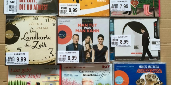 BÜCHER-OUTLET LAGERVERKAUF!!! Hörbücher aller Genres!